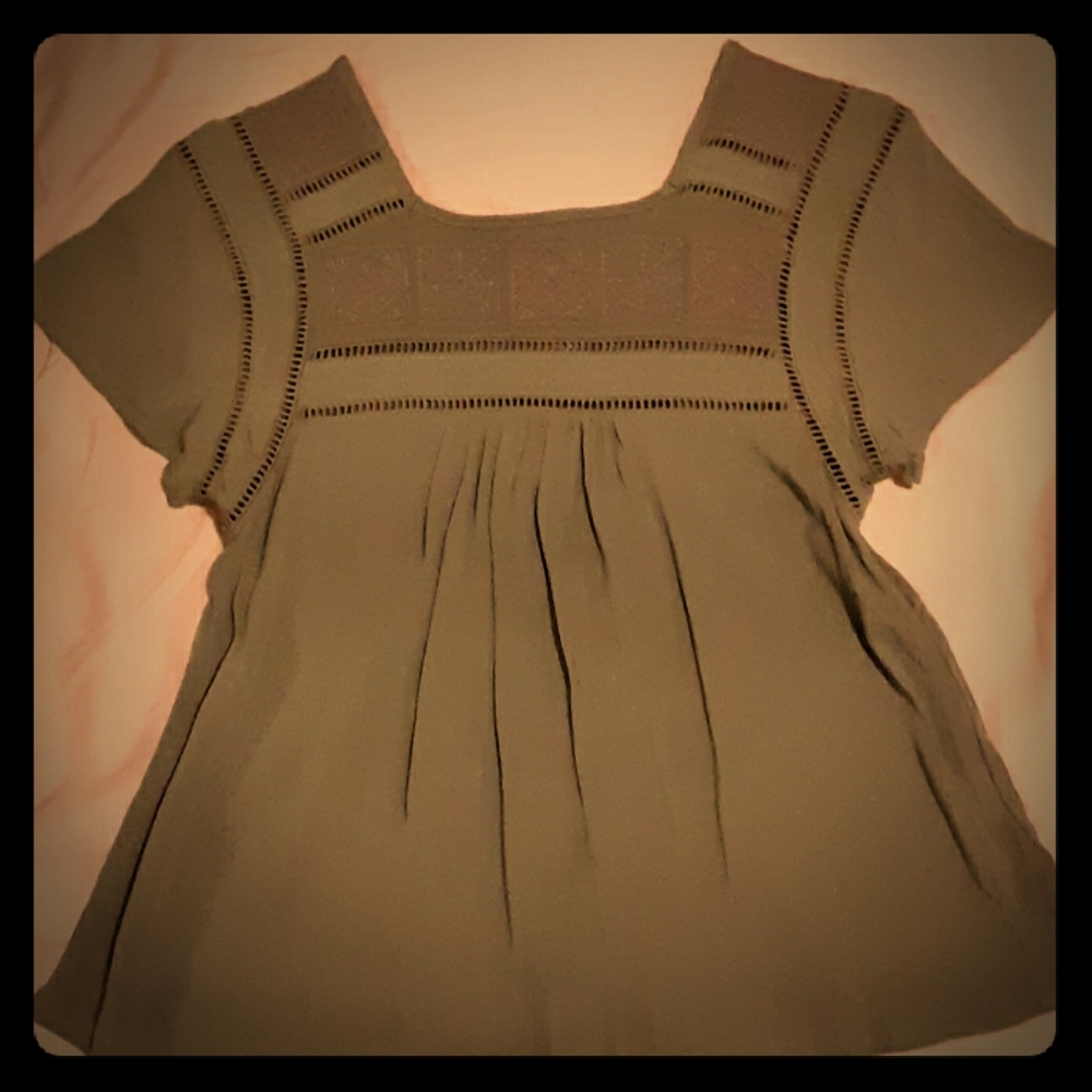 Sage green blouse